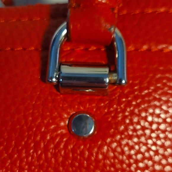 Valentina genuine leather red convertible purse - Picture 10 of 11